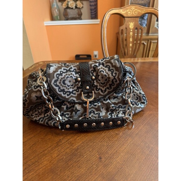 Rafe New York RARE VINTAGE Black Rajasthan Hobo Resort Collection - Picture 9 of 16